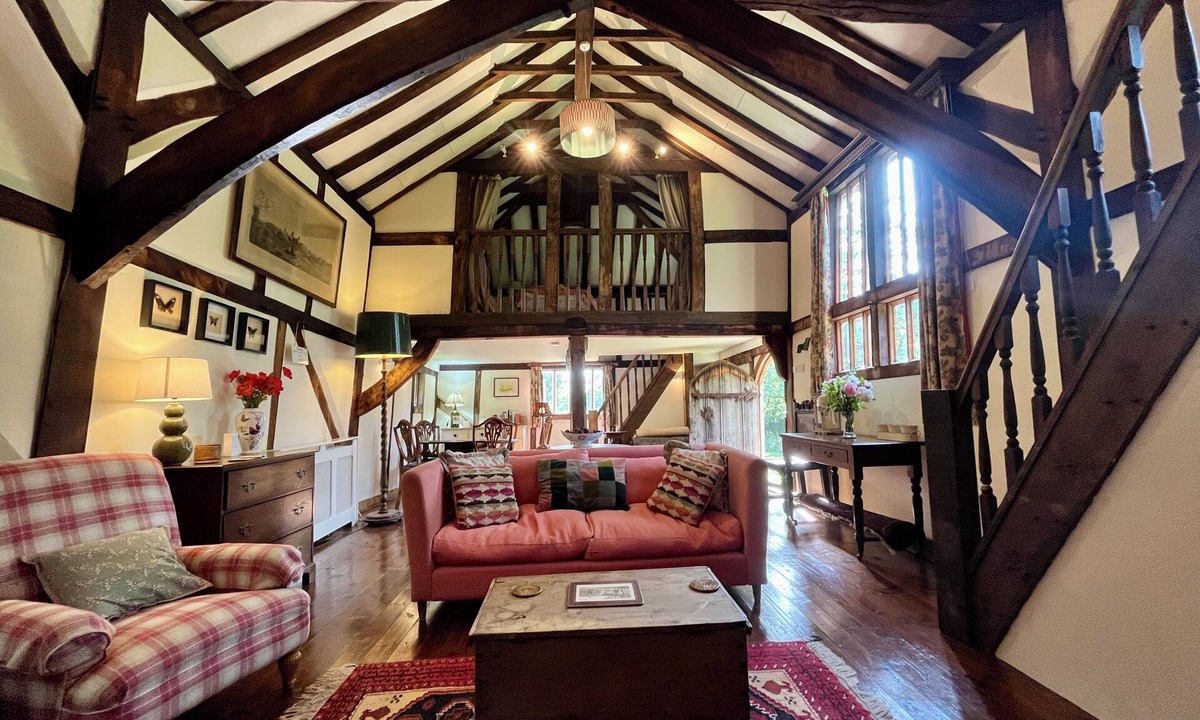 Chevington Cottage | A unique Suffolk timber-framed cottage set within private lawns and woodland.