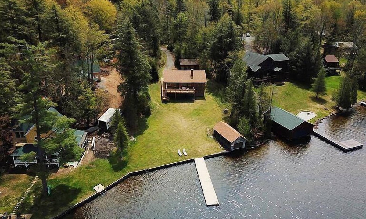 Town of Webb House | Beautiful Home on 4th Lake with Gorgeous Lake Views & Private Dock