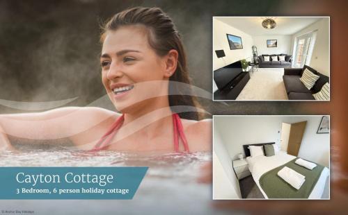 Scarborough House | Cayton Bay Cottage - Hot Tub Hire at additional cost available - near beach and village