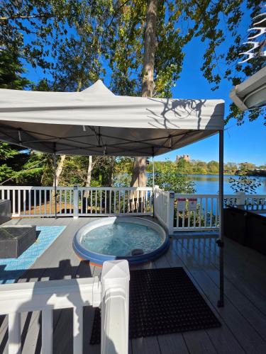 Tattershall House | Nestled beneath the trees is this beauty a 3 bed property with hot tub and stunning views