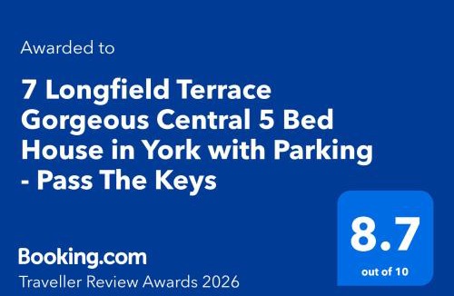 Bootham House | 7 Longfield Terrace Gorgeous Central 5 Bed House in York with Parking - Pass The Keys