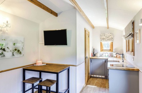 Alkborough Cottage | A lovely shepherd’s hut, set quietly in a paddock with shade from mature trees.