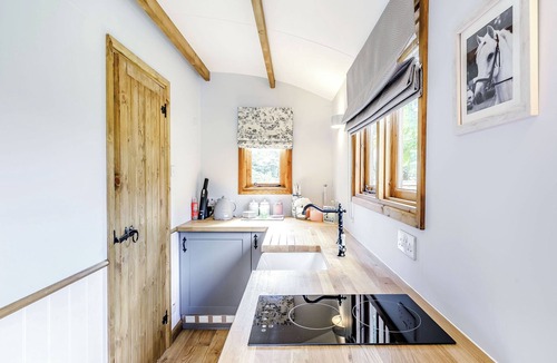 Alkborough Cottage | A lovely shepherd’s hut, set quietly in a paddock with shade from mature trees.