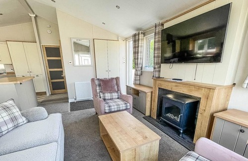 Hunstanton Cabin | Beautiful lodge with decking in Hunstanton at Manor Park ref 23023W
