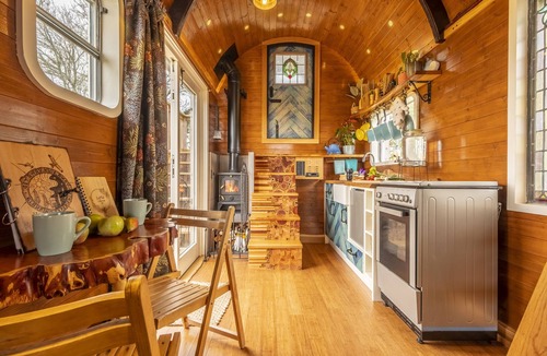 Dereham Cabin | Dixie, set in a wonderful wild flower meadow in Elsing, Norfolk