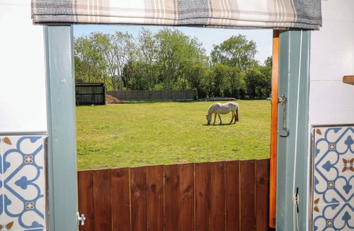 Aubourn Cottage | LAKE VIEW SHEPHERDS HUT, pet friendly, with a garden in South Hykeham