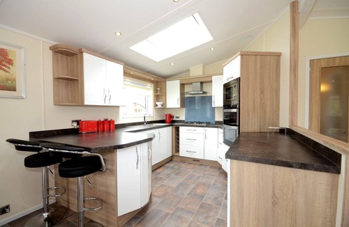 Malton Cabin | Malton Grange - Victory Greenland Luxury Lodge with hot tub. Rural views.