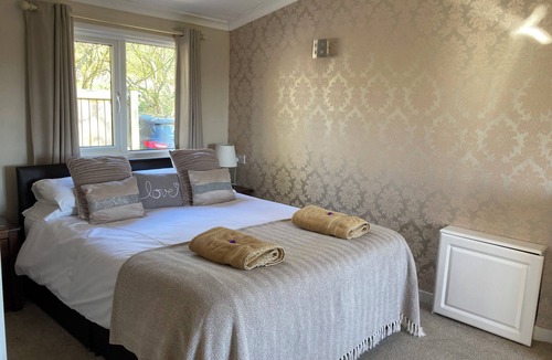 Hurst Green Cabin | Quakerfield Lodge, with private hot tub Fabulous views