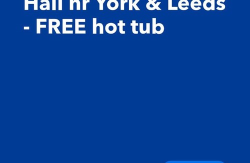 Tadcaster House | The Wing & gardens with FREE hot tub & hard tennis court at Brook Hall nr York & Leeds