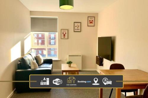1BR Flat By Cozy Quarters Property Management Short Term Rental Hartlepool Near Marina Views