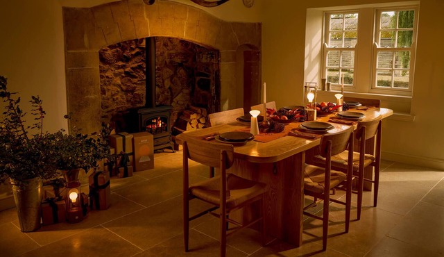 A beautifully restored farmhouse combining traditional countryside character with contemporary comfort.