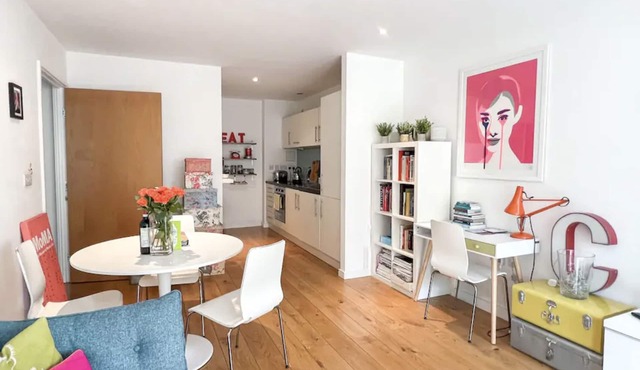 A stylish & bright, newly renovated one-bed Shoreditch apartment.
