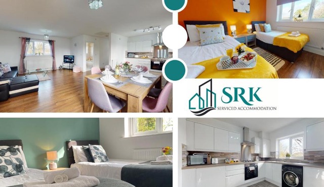 Beautiful & Spacious with 2 Free Parking Spaces - SRK Accommodation
