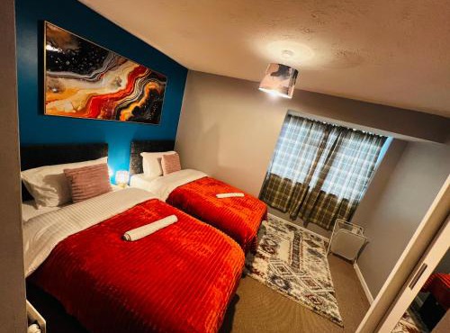 Chic 2BR escape near Luton Airport&Train Stn, Whipsnade zoo, Contractors