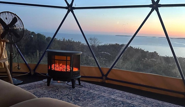 Geodesic Dome With sea Views