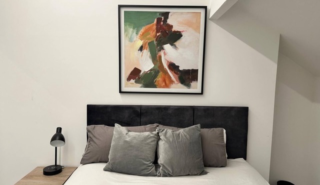 Modern 3‑Bedroom Home in Bury — Premium Mattresses Blackout Blinds Ensuite M