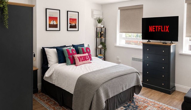 Shoreditch Studio Flat near Brick Lane & Liverpool St with Wi-Fi, Washer & Dryer