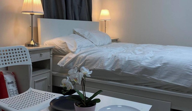 Studio Sleeps 2 with Walk-In Shower