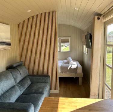 Shepherd's Huts at Hall Farm